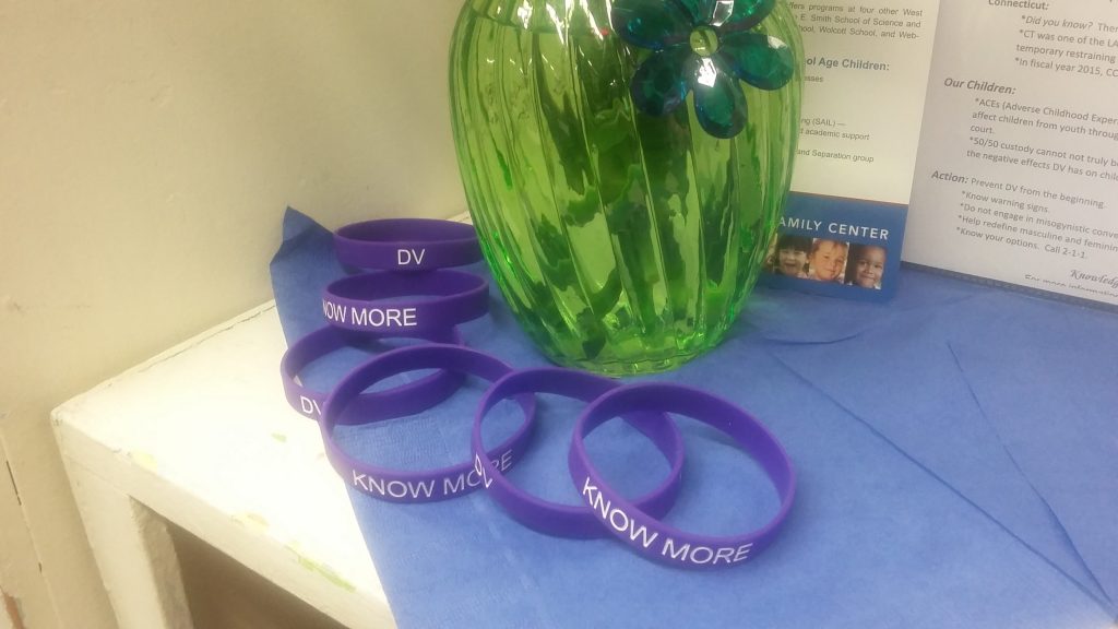 Domestic Violence PEP project bracelets